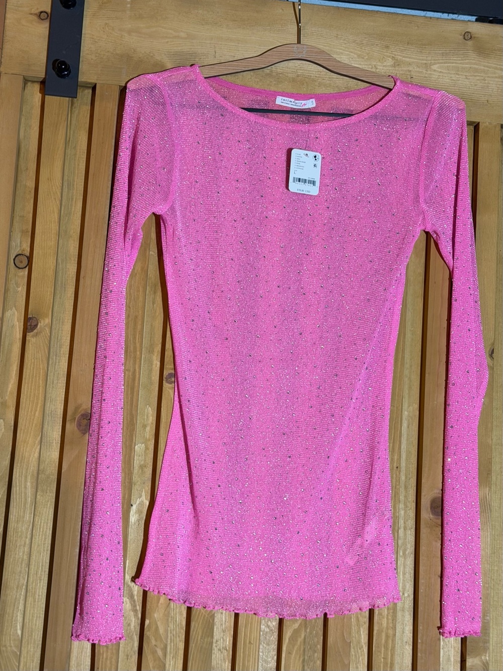 Intimately by Free People Neon Rose Layering Long Sleeve Top